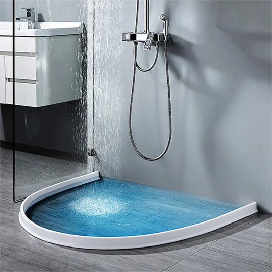 Silicone Water Separator Barrier for Bathroom Shower Area and Basin