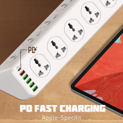 كابل تمديد - LDNIO Power Strip SC10610 30W PD Port