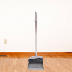 Long Handle Broom with Dustpan