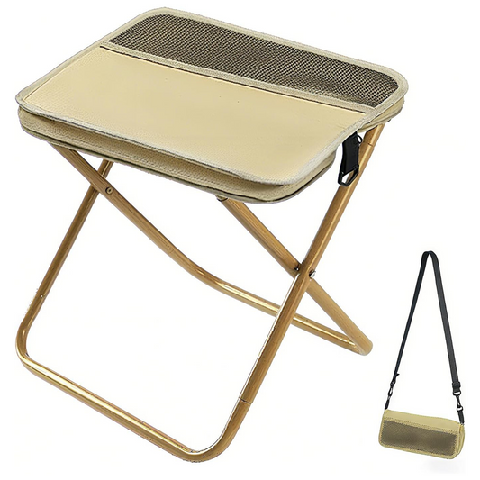 Portable Outdoor Collapsible Folding Stool with Carrying Storage Bag