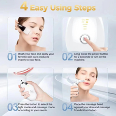 High Frequency Vibration Skin Rejuvenation Device, Face & Neck Wrinkle Remover High Frequency Vibration Skin Rejuvenation Device, Face & Neck Wrinkle Remover