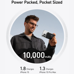 Anker MagGo 10000mAh Power Bank - 15W Ultra-Fast Charging with Stand and Smart Display Anker MagGo 10000mAh Power Bank - 15W Ultra-Fast Charging with Stand and Smart Display