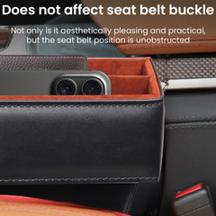 ZHUSE Car Seat Seam Storage Box with Cup Holder