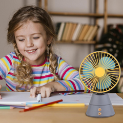 Shaking Head Table Fan / USB Charging Portable Mini Desk Fan