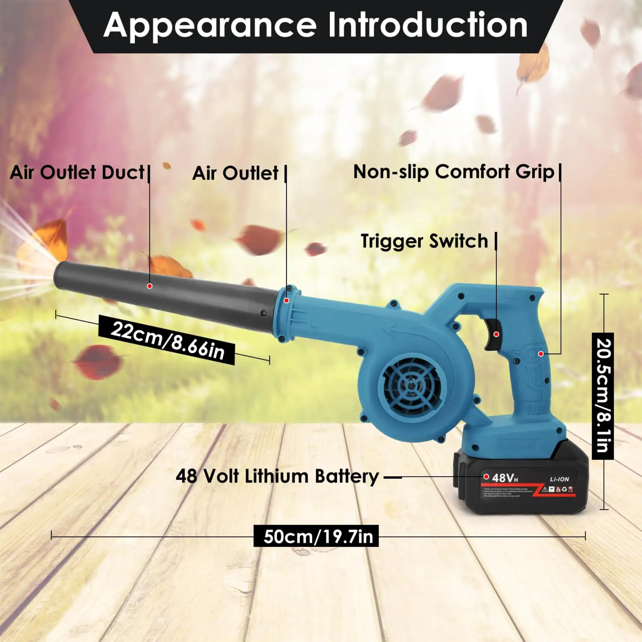 Cordless Dust & Air Blower Gun