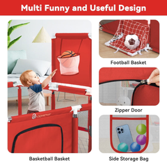 12 Panel Large Fence Area Playpen for Babies