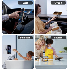 حامل هاتف مغناطيسي شفط فراغي، حامل جوال قابل للدوران 360 درجة K009