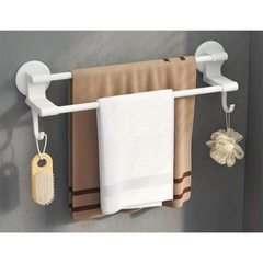 Wall Mounted Space Saving Bathroom Towel Rack