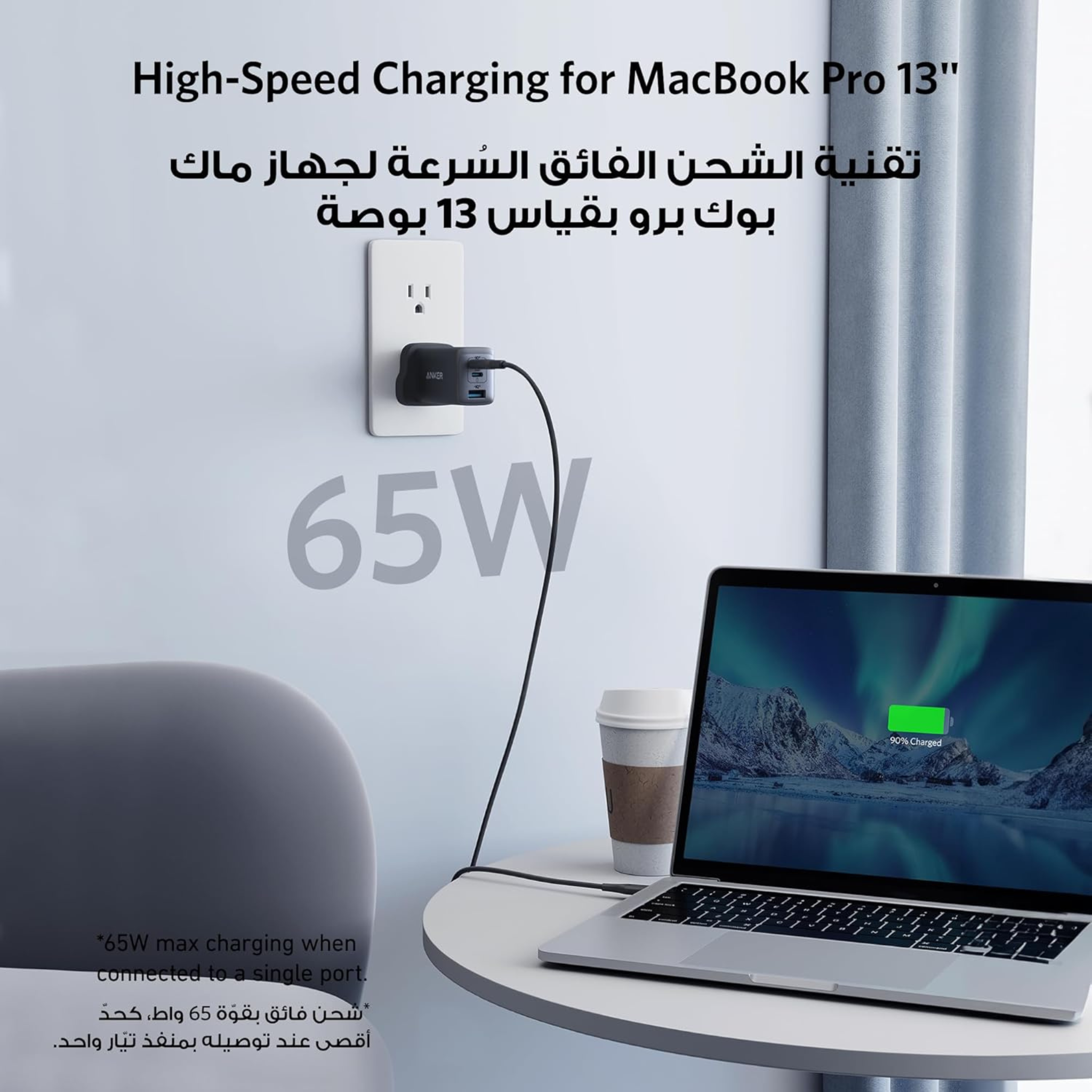 Anker High Speed 65W 3 IN 1 Charger