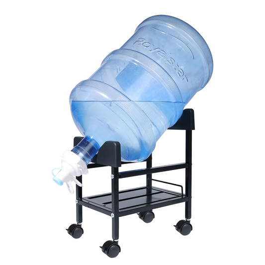 Water Dispenser Stand for Gallon Water Bottle with Locking Wheels