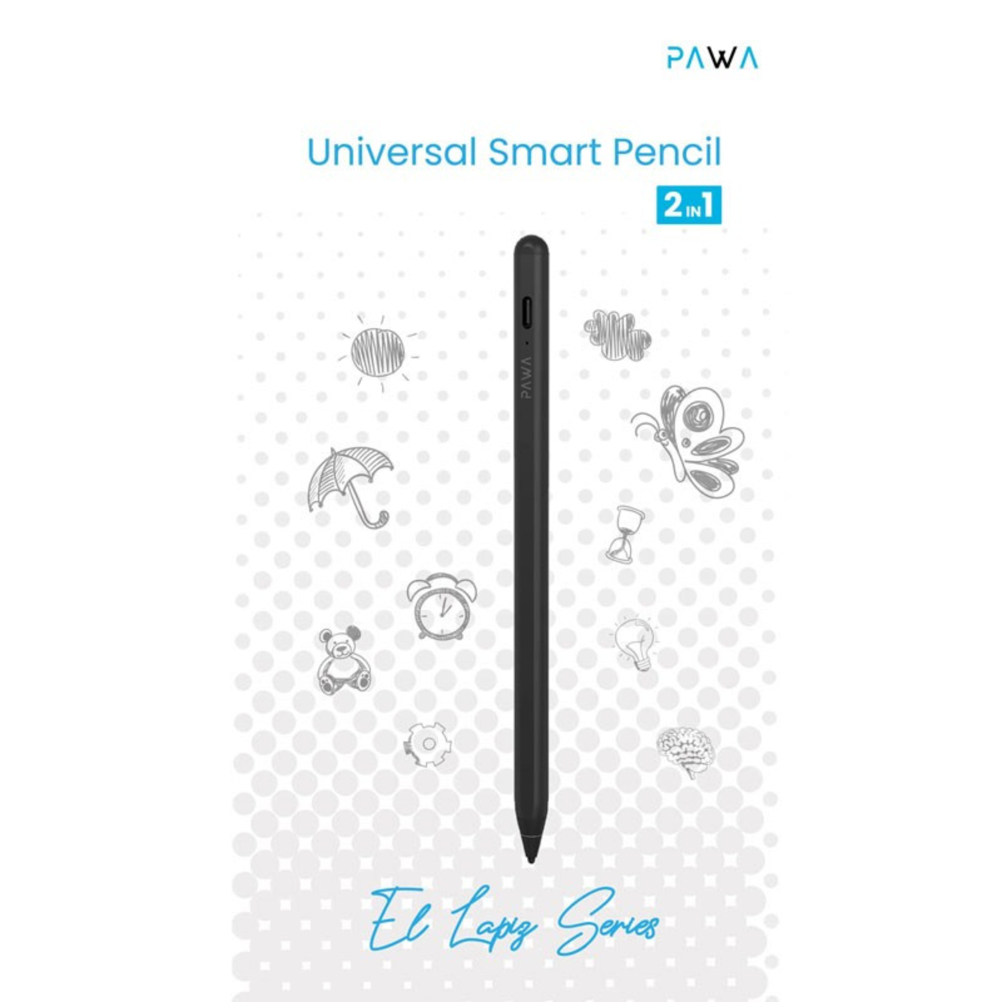 Pawa El Lapiz 2 IN 1 Universal Smart Pencil / Palm Rejection / Universal Stylus Pen