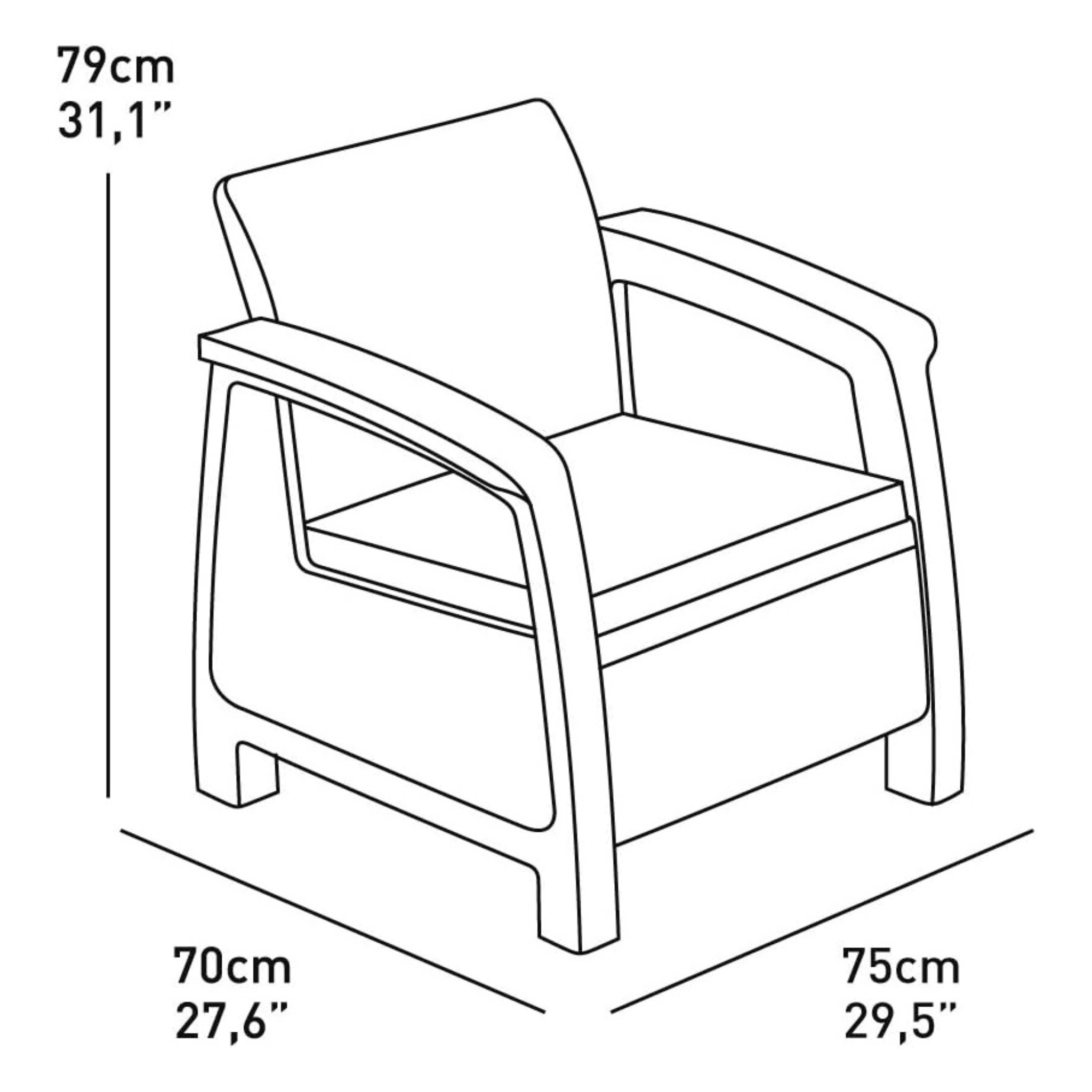 5 Seater Sofa with Center Table Set