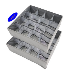 Compartment Storage Organizer Boxes for Baby Clothes, Ties, Socks, Panties, Belts