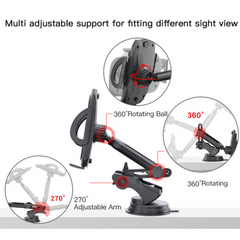 Yesido C111 Stretchable Long Arm Car Mobile Phone Holder with Button Yesido C111 Stretchable Long Arm Car Mobile Phone Holder with Button