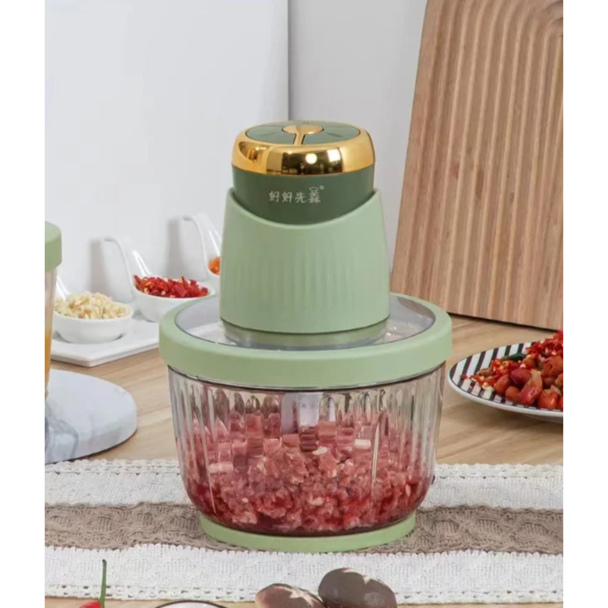3 IN 1 Portable Electric Food Chopper Set