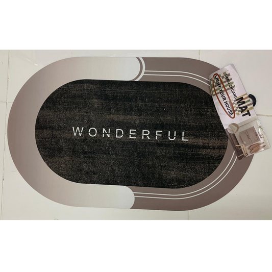 Super Absorbent Quick Drying Non-slip Bathroom Floor Mat