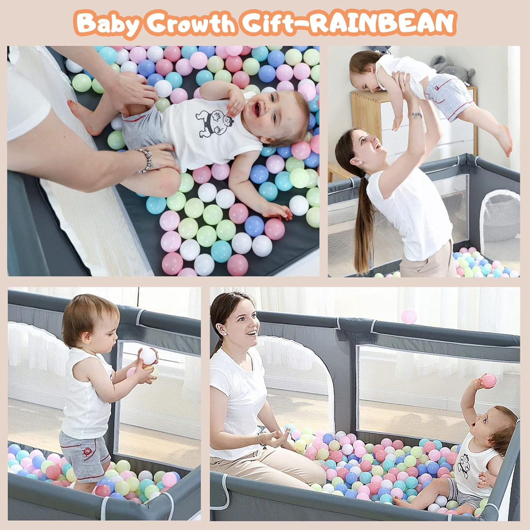 Playpen for Babies 180 x 200 cm