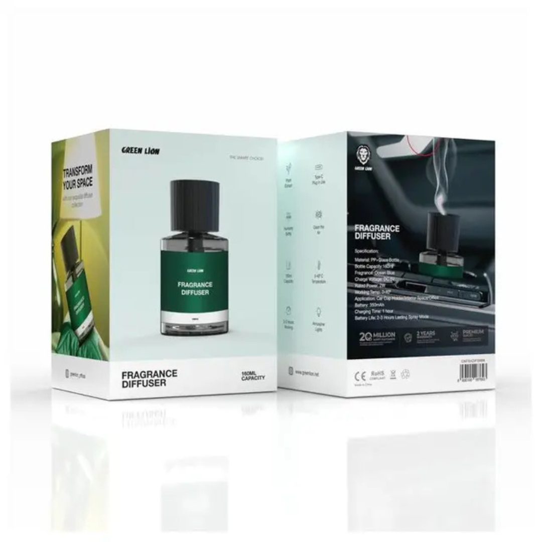 Green Lion Car Fragrance Air Diffuser & Fragrances