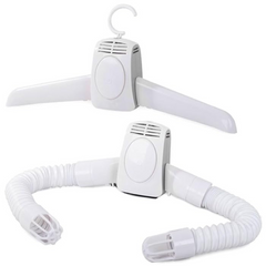 Umate Portable Electric Clothes Drying Hanger with Shoes Dryer