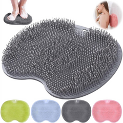 Silicone Non-slip Foot & Back Scrubber Shower Massage Mat