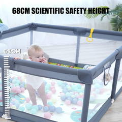 Large Playpen for Baby and Toddlers | Dark Grey | Without Balls Large Playpen for Baby and Toddlers | Dark Grey | Without Balls
