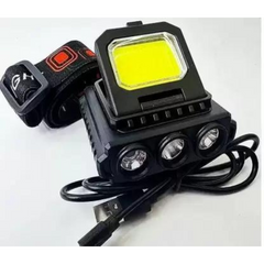 Headlamp for Hiking, Rechargeable LED Head Torch Light with Sensor