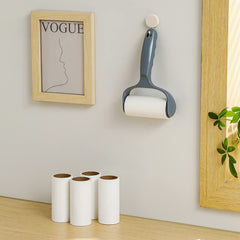 Reusable Lint Remover, Lint Roller with 4 Extra Refills