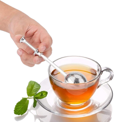 Retractable Tea Strainer, Stainless Steel Tea Filter Spoon