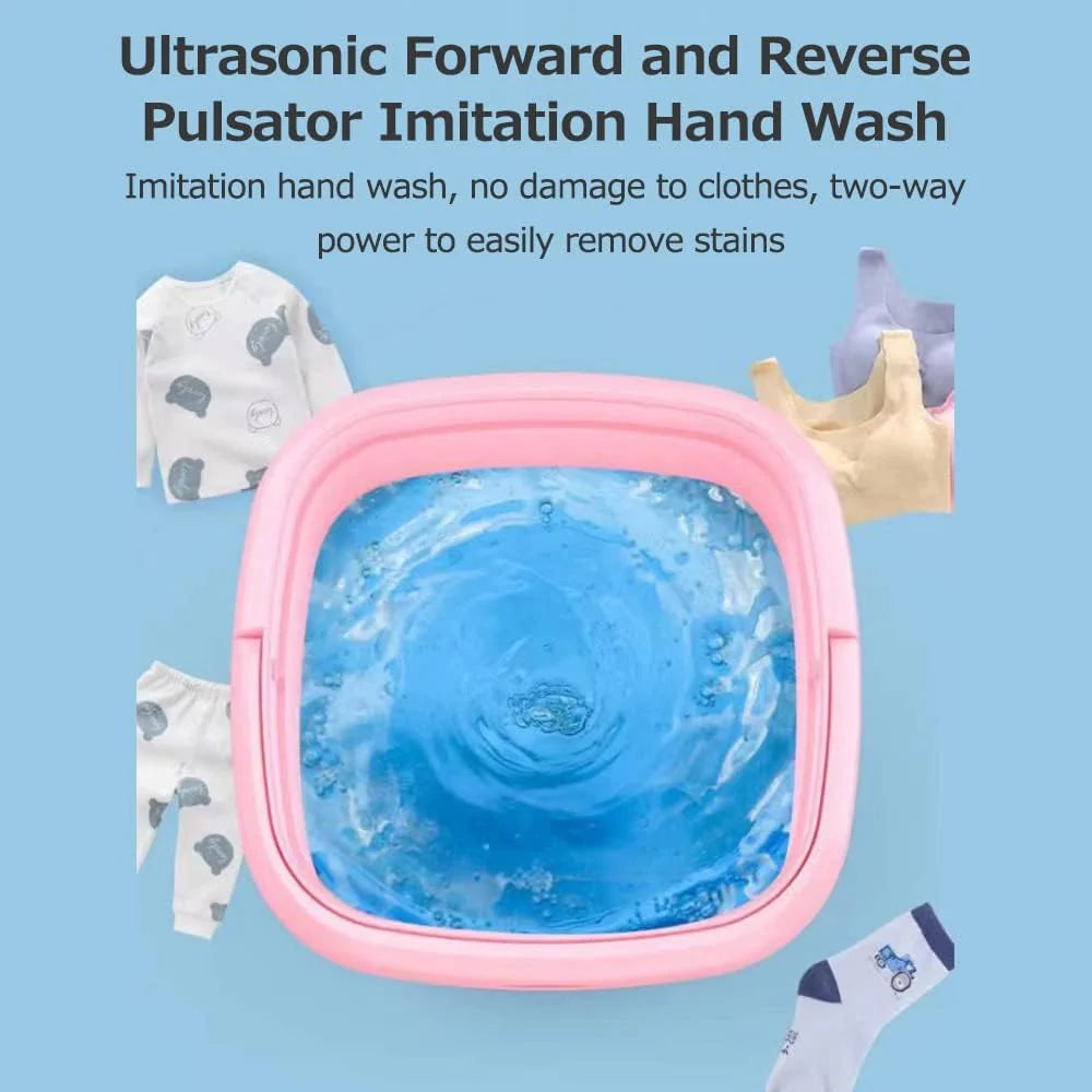 Portable Washing Machine Smart Foldable Mini Washing Machine Qmax