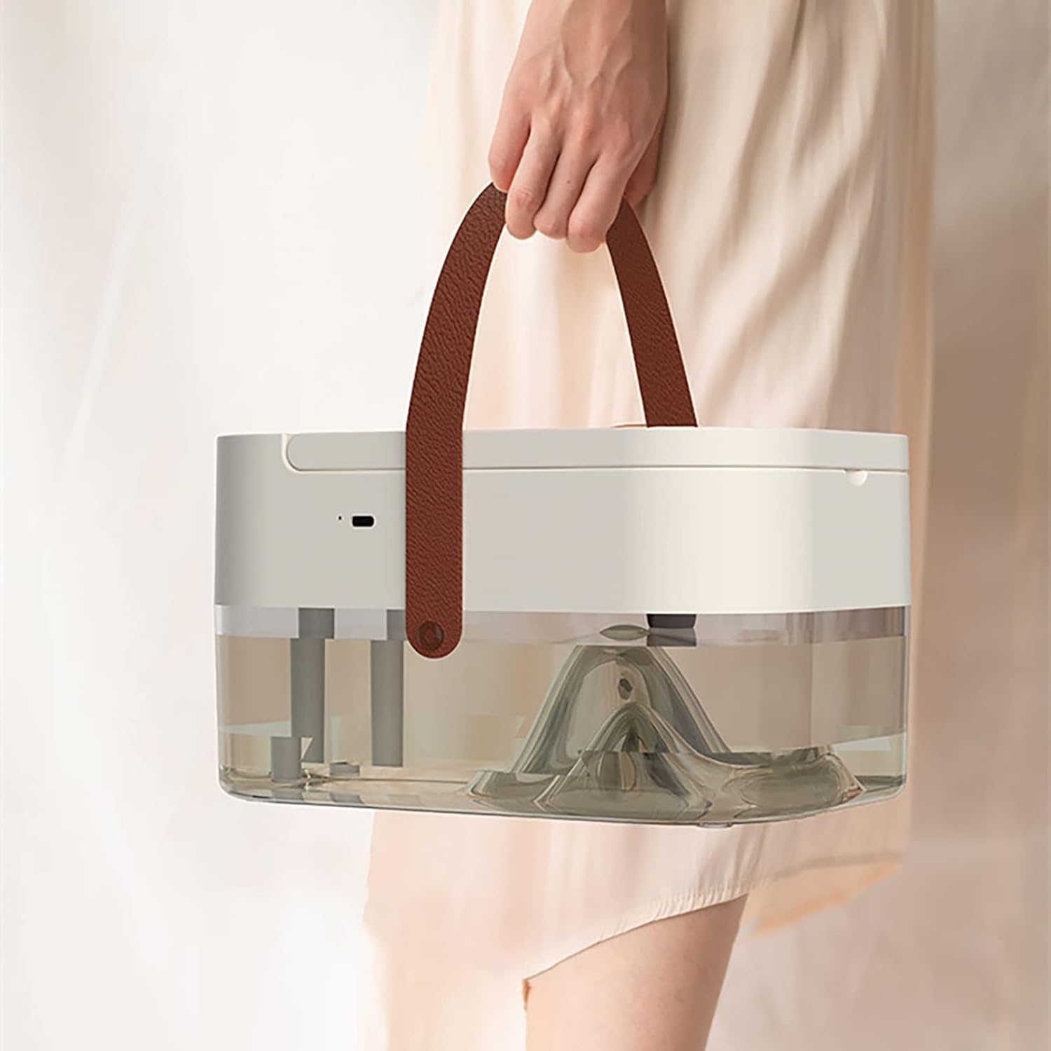 3 Speed Desk Air Cooler Fan with Dual Mist Spray