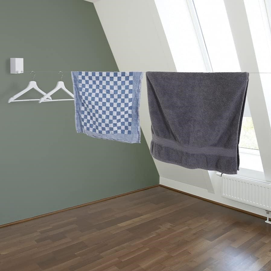 Retractable Metal Wire Indoor Clothes Drying Hanger Clothesline