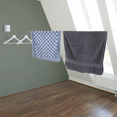 Retractable Metal Wire Indoor Clothes Drying Hanger Clothesline Retractable Metal Wire Indoor Clothes Drying Hanger Clothesline