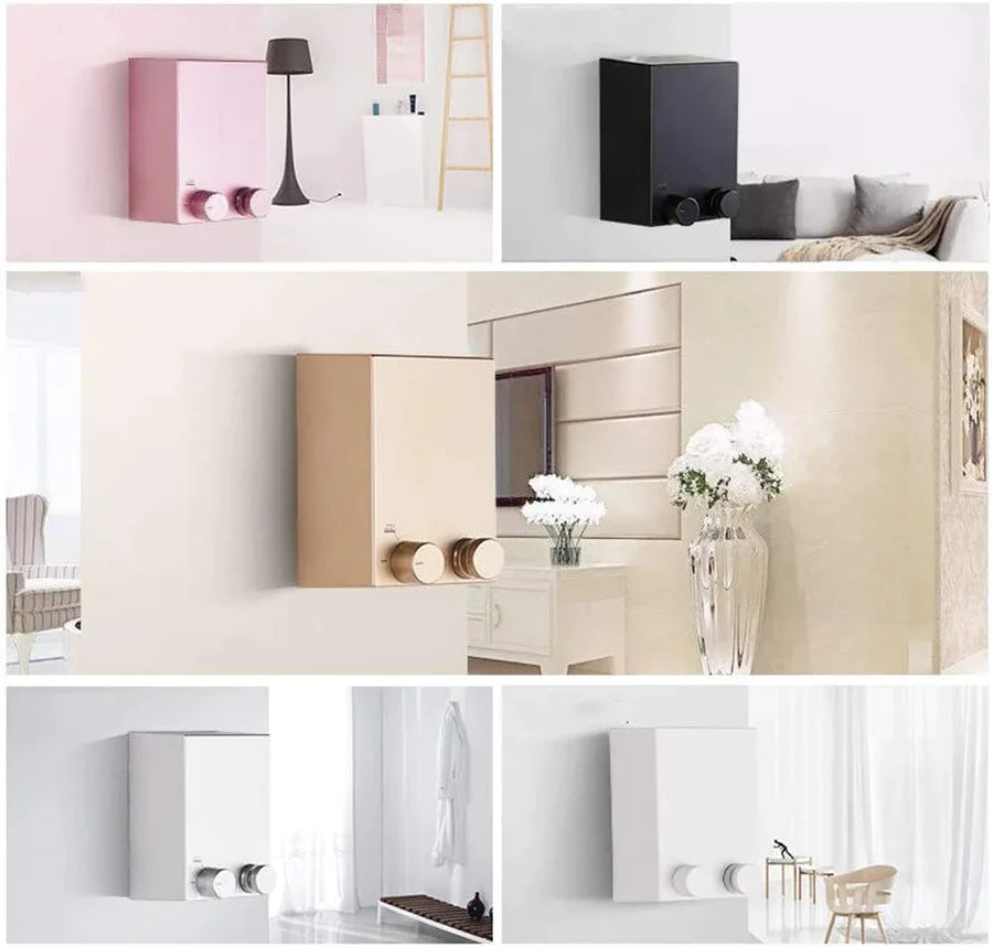 Retractable Metal Wire Indoor Clothes Drying Hanger Clothesline