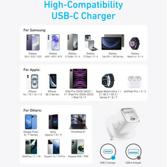 Anker Charger 25W Compact with USB C Cable Anker Charger 25W Compact with USB C Cable