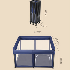 Folding Playpen Easy to Install | 127 x 127 x 65 cm Folding Playpen Easy to Install | 127 x 127 x 65 cm
