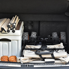 Folding Wagon Trolley Cart for Outdoor Camping & Picnic