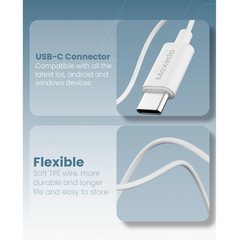 Moxedo Wired Stereo USB Type C Earphone with In-line Mic & Remote Moxedo Wired Stereo USB Type C Earphone with In-line Mic & Remote
