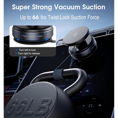 حامل هاتف مغناطيسي شفط فراغي، حامل جوال قابل للدوران 360 درجة K009