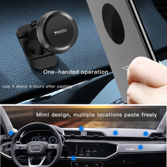 Yesido C60 360 Rotating Adjustable Car Dashboard Magnetic Phone Holder