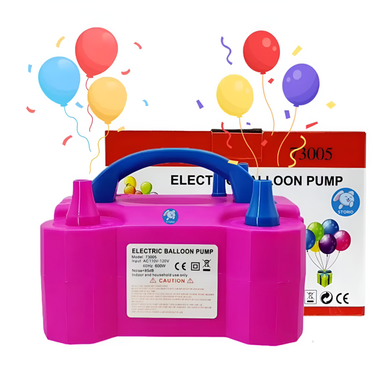 Electric Balloon Air Pump 220V- 240V 600W Dual Inflation Balloon Blower