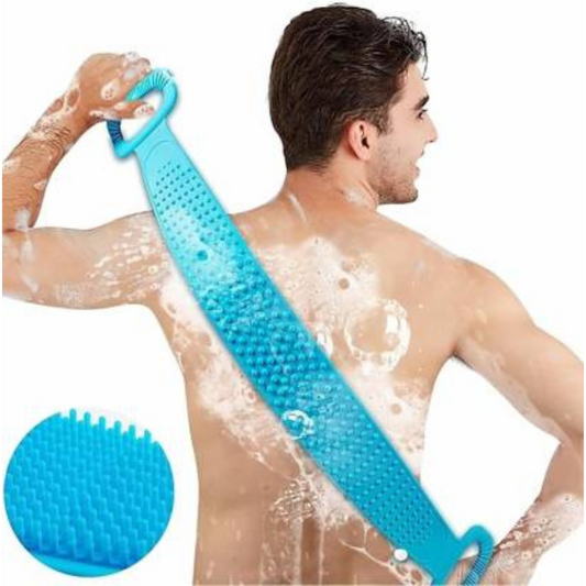 Silicone Back and Body Easy Bath Scrubber Strap