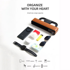 ZHUSE Car Seat Gap Seam Storage Box with Charging