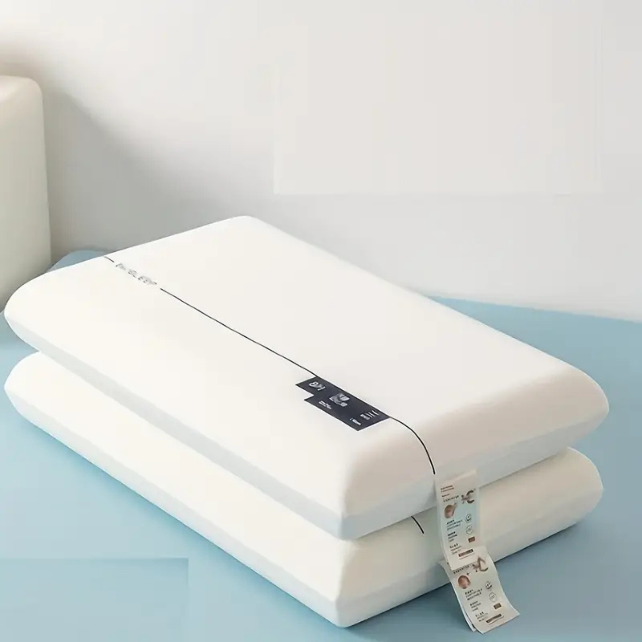 Slow Rebound Memory Foam Pillow for Neck Pain Relief & Super Comfy Sleep