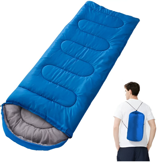 Waterproof Outdoor Camping Sleeping Bag Blue