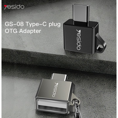 محول OTG من Yesido GS08 USB A إلى USB C محول OTG من Yesido GS08 USB A إلى USB C