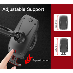 Yesido C111 Stretchable Long Arm Car Mobile Phone Holder with Button Yesido C111 Stretchable Long Arm Car Mobile Phone Holder with Button