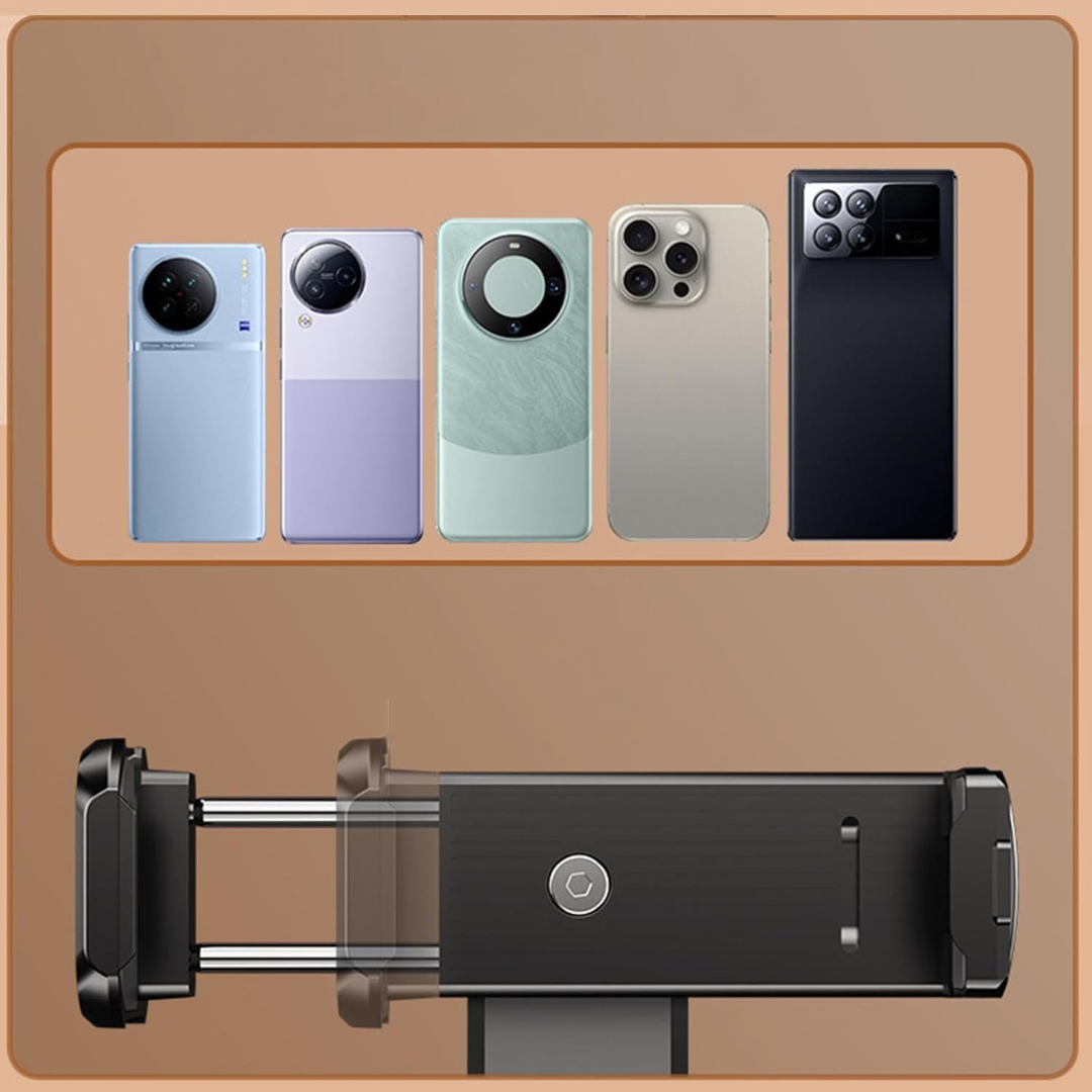 360 Rotation Foldable Desk Phone Mount - Best Mobile Holder for Travelers