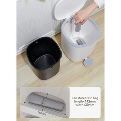 Ecoco 11 Liter Garbage Trash Bin with Foot Pedal Ecoco 11 Liter Garbage Trash Bin with Foot Pedal