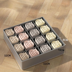 Compartment Storage Organizer Boxes for Baby Clothes, Ties, Socks, Panties, Belts