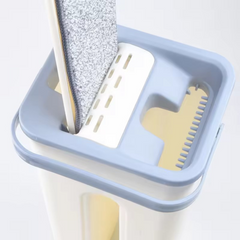 Microfiber Flat Mop with Bucket - Self Wash & Squeeze